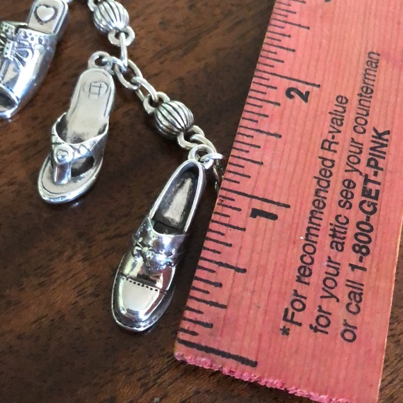 NWT Brighton retired “I Love Shoes” Charm Bracelet - Picture 12 of 12